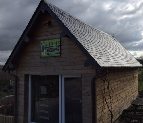 ossature bois, toiture ardoises